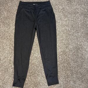 Lolë Charcoal Gray Lounge Jogger Pants Drawstring Stretch Pockets Womens